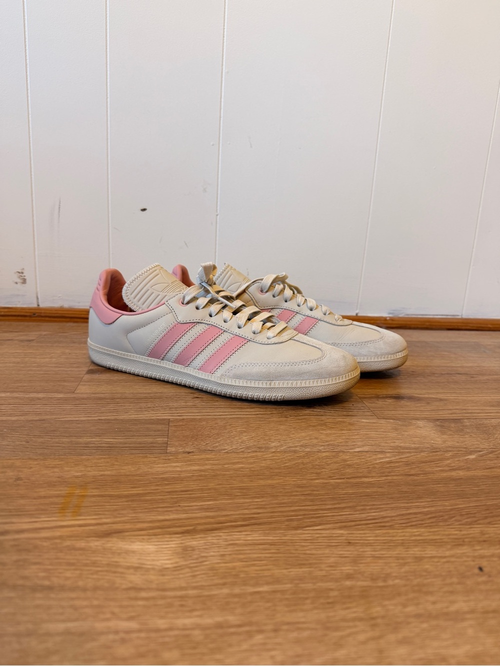 Adidas Samba OG Cream Pink Leather Sneakers Women’s 10